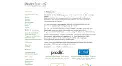Desktop Screenshot of druckzeichen.de