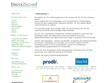 Tablet Screenshot of druckzeichen.de